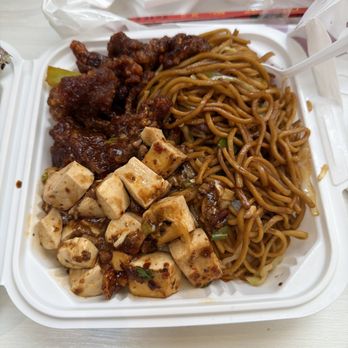 Home Eat - Being beef, Mapu tofu and chow mein - Chinese Near Me - Milpitas, California