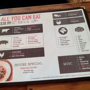 Buldaegi BBQ House - Menu. This was an awesome deal! - Korean Near Me - Cary, North Carolina Buldaegi BBQ House - Menu. This was an awesome deal! - Korean Near Me - Cary, North Carolina