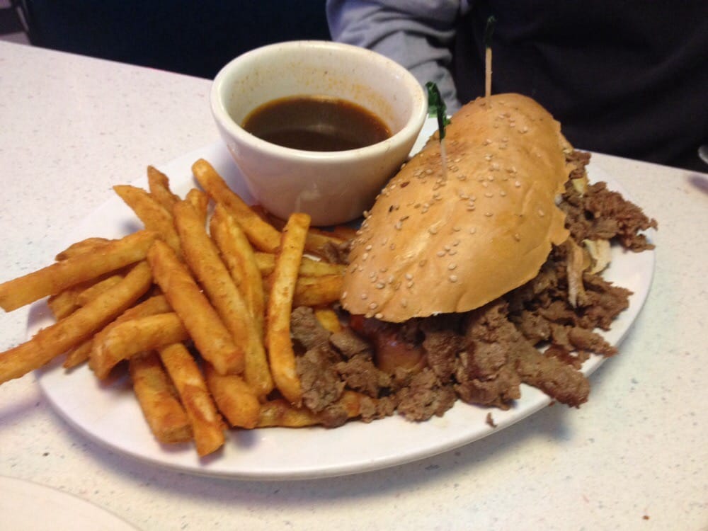 Order French Dip Sandwich food online from Scenic 90 Cafe store, Pensacola on bringmethat.com