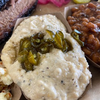 Jon G's Barbecue - Jalapeño cheese grits - Barbeque Near Me - Peachland, North Carolina Jon G's Barbecue - Jalapeño cheese grits - Barbeque Near Me - Peachland, North Carolina