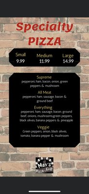 Menu photo 1 Max's Pizza And Grill Ashtabula, OH Menu photo 1 Max's Pizza And Grill Ashtabula, OH