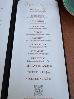 Menu photo 2 Marenca Tijuana, BCN