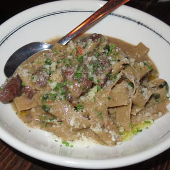 Coppa Enoteca - Pappardelle alle Castagne 17/26 ~ Papparadelle, braised wild boar, chestnuts, parmesan, oregano 3/2016 - Italian Near Me - Boston, Massachusetts