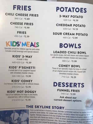 Menu photo 3 Skyline Chili Maineville, OH
