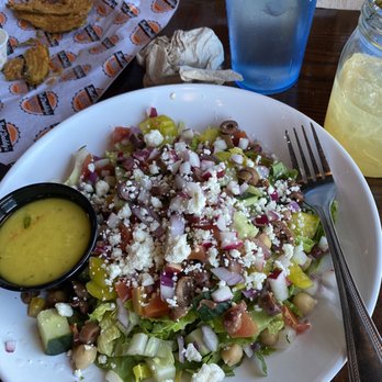 Bad Daddy's Burger Bar - Stella's Greek Salad w/o chicken - Burgers Near Me - Murfreesboro, Tennessee
