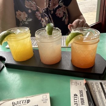 Barrio - Margarita flight - Bars Near Me - Cleveland, Ohio
