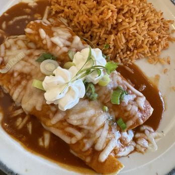 Chuponcito - Red enchilada plate with double rice, no beans. - Mexican Near Me - Aliso Viejo, California Chuponcito - Red enchilada plate with double rice, no beans. - Mexican Near Me - Aliso Viejo, California