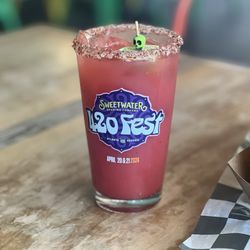 Chamacos Tacos & Surf - Strawberry passion fruit margarita
