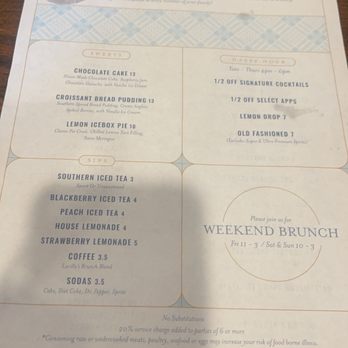 Lucille's - Menu / happy hour, brunch, desserts & bevs - New American Near Me - Houston, Texas Lucille's - Menu / happy hour, brunch, desserts & bevs - New American Near Me - Houston, Texas