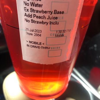 Starbucks - Strawberry Acai refresher - Coffee & Tea Near Me - Davie, Florida