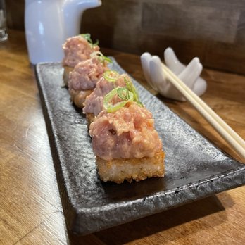 Temakase Hand Roll Bar - 2nd Ave - Spicy Tuna Crispy Rice - Sushi Bars Near Me - New York, New York Temakase Hand Roll Bar - 2nd Ave - Spicy Tuna Crispy Rice - Sushi Bars Near Me - New York, New York