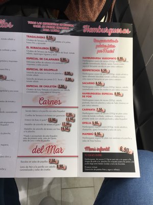 Menu photo 5 Variopinto Zaragoza, Z