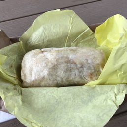 Chicken burrito. This may be the largest burrito in existence. Chicken burrito. This may be the largest burrito in existence.