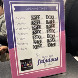 Superdrug - Threading Hours as of November 2019.