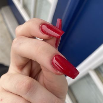 Relax Nails & Spa - Look at around my nail and under it... - Nail Salons Near Me - Austin, Texas