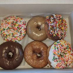 K's Donut Emporium - Vegan Cake donuts.. glaze was my fav