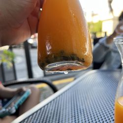 El Cielo Wine And Beers - Natural passion fruit juice for the mimosas