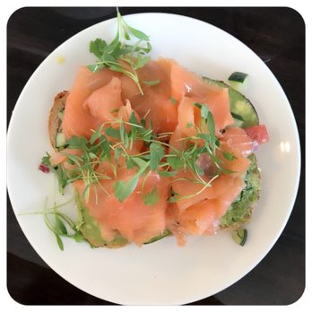 Toast on First - Smoke salmon on taste - Coffee & Tea Near Me - Whittier, California Toast on First - Smoke salmon on taste - Coffee & Tea Near Me - Whittier, California
