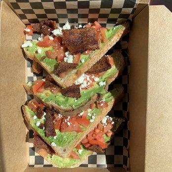 Ground - Avocados toast with bacon - Coffee & Tea Near Me - Hood River, Oregon