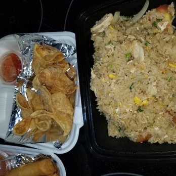 Sunny Thai - Crab rangoon and Thai Fried Rice - Thai Near Me - Arlington, Texas