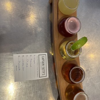 Captain Fatty's Brewery - Beer flight - Breweries Near Me - Goleta, California Captain Fatty's Brewery - Beer flight - Breweries Near Me - Goleta, California