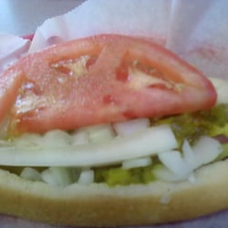 Fat Tommy's - Hot dog w/everything.