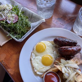 Lulu's Waikiki - Avocado toast and eggs/sausage - Burgers Near Me - Honolulu, Hawaii Lulu's Waikiki - Avocado toast and eggs/sausage - Burgers Near Me - Honolulu, Hawaii