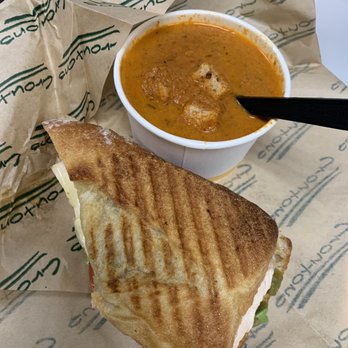 Croutons Restaurant - Tomato basil and southwest panini. - Sandwiches Near Me - San Diego, California Croutons Restaurant - Tomato basil and southwest panini. - Sandwiches Near Me - San Diego, California