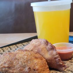 Tio G’s - Empanada with mango lemonade
