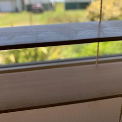 Whidbey Getaways - Very Dusty window blinds