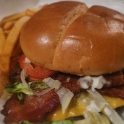 Santiago’s Mexican Food - Bacon Cheeseburger