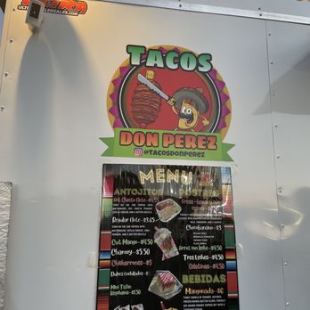 Tacos Don Perez - Menu - Food Trucks Near Me - Silver Spring, Maryland Tacos Don Perez - Menu - Food Trucks Near Me - Silver Spring, Maryland