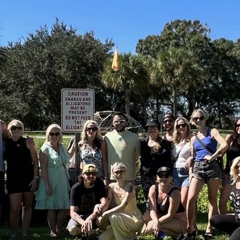 Airboat Rides Melbourne - Our large group after the tour - Boat Tours Near Me - Melbourne, Florida Airboat Rides Melbourne - Our large group after the tour - Boat Tours Near Me - Melbourne, Florida