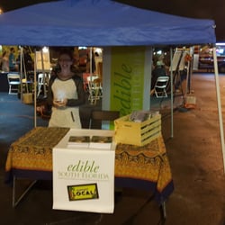 Wheelin' Dealin' Food Truck Festival - Edible South Florida tent at the Burgie Awards.