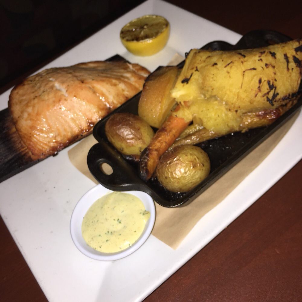 Seasons 52 - Cedar Plank - Roasted Salmon - New American Near Me - Columbia, Maryland