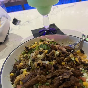 Cantina's Mexican Kitchen - Steak bowl and frozen margarita - Mexican Near Me - Clermont, Florida
