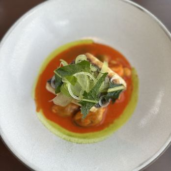 Manhatta - Grilled Sea Bass and mussels - New American Near Me - New York, New York