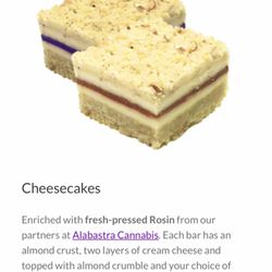 OSO Cannabis Company - Infused cheesecake