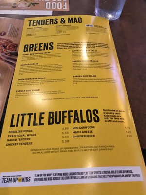 Menu photo 7 Buffalo Wild Wings Sparks, NV