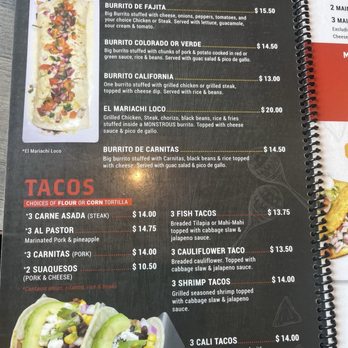 El Mariachi - 2026 menu - Mexican Near Me - Zion Crossroads, Virginia