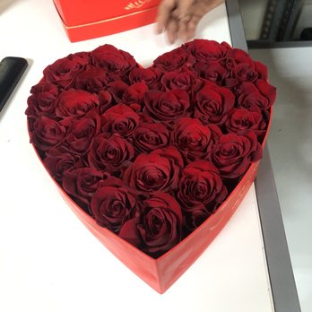 Karen's Flower Boutique - Heart shaped rose box - Florists Near Me - La Puente, California Karen's Flower Boutique - Heart shaped rose box - Florists Near Me - La Puente, California