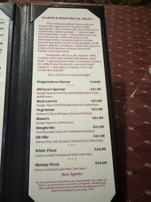 Menu photo 4 DiCicco's Denver, CO Menu photo 4 DiCicco's Denver, CO