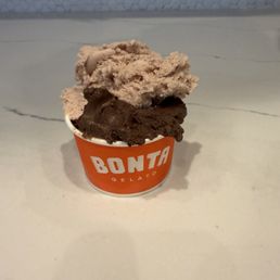Salted chocolate and roasted strawberry