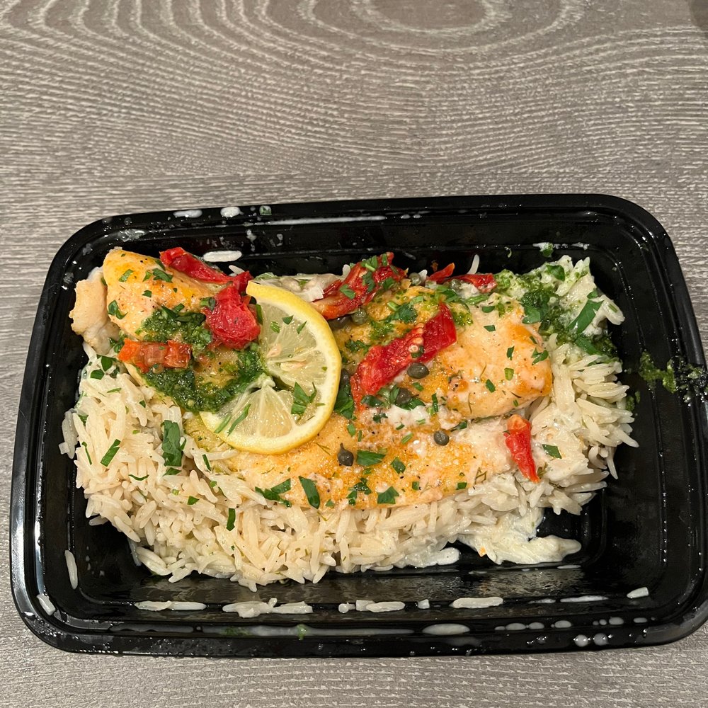 Fadi's Eatery - Lemon Butter Fish (To Go) - Mediterranean Near Me - Houston, Texas Fadi's Eatery - Lemon Butter Fish (To Go) - Mediterranean Near Me - Houston, Texas