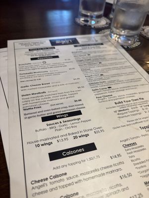 Menu photo 7 Angeli’s pizzeria Fed Hill Baltimore, MD