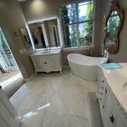 B&B Solutions Home Repair - Bathroom tub and new vanities