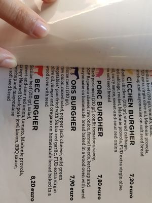 Menu photo 4 Fud Catania, CT