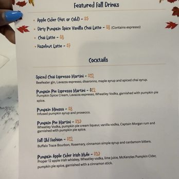 JAM Eateries - Featured Fall Drinks - Breakfast & Brunch Near Me - Ellicott City, Maryland