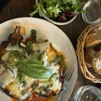 Brasserie Pastis - Eggplant parmigiana was done so well, you could eat the skins. Not a layered dish as I expected, it's eggplant with sauce and cheese. - Restaurants Near Me - Paris Brasserie Pastis - Eggplant parmigiana was done so well, you could eat the skins. Not a layered dish as I expected, it's eggplant with sauce and cheese. - Restaurants Near Me - Paris