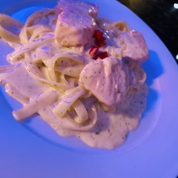 Laporta's Restaurant - Salmon dill infused fettuccini Alfredo. The flavor is delicate and satiating at the same time . - New American Near Me - Alexandria, Virginia Laporta's Restaurant - Salmon dill infused fettuccini Alfredo. The flavor is delicate and satiating at the same time . - New American Near Me - Alexandria, Virginia